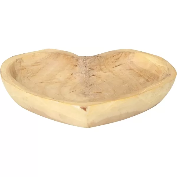 imageCreative Coop Decorative Chinaberry Wood Heart Shaped BowlSmall