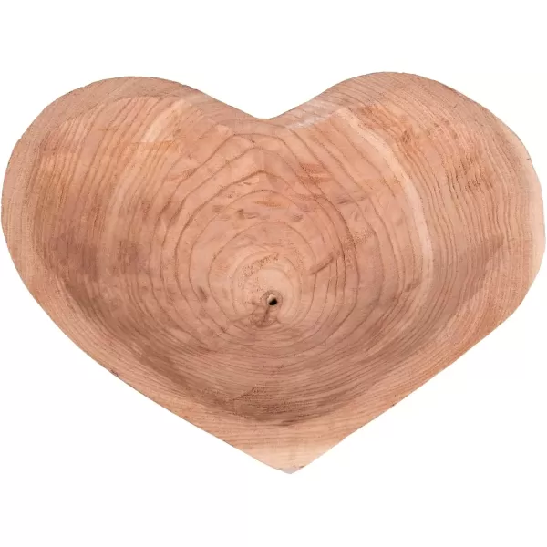 imageCreative Coop Decorative Chinaberry Wood Heart Shaped BowlSmall