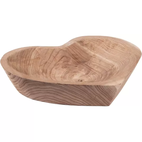 imageCreative Coop Decorative Chinaberry Wood Heart Shaped BowlSmall
