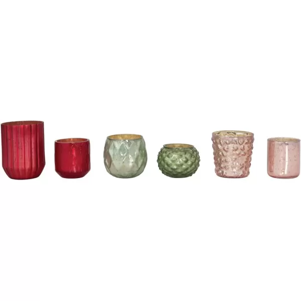 imageCreative CoOp Mercury Glass Votive Holders Set of 6