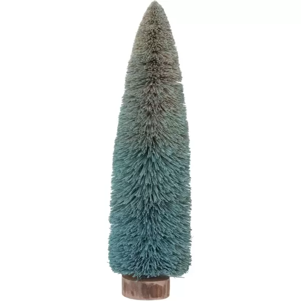 imageCreative CoOp Sisal Bottle Brush Tree with Wood Base Blue Ombre