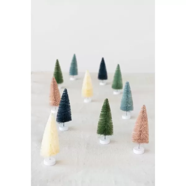 imageCreative CoOp Sisal Bottle Brush Tree with Wood Base Multicolor