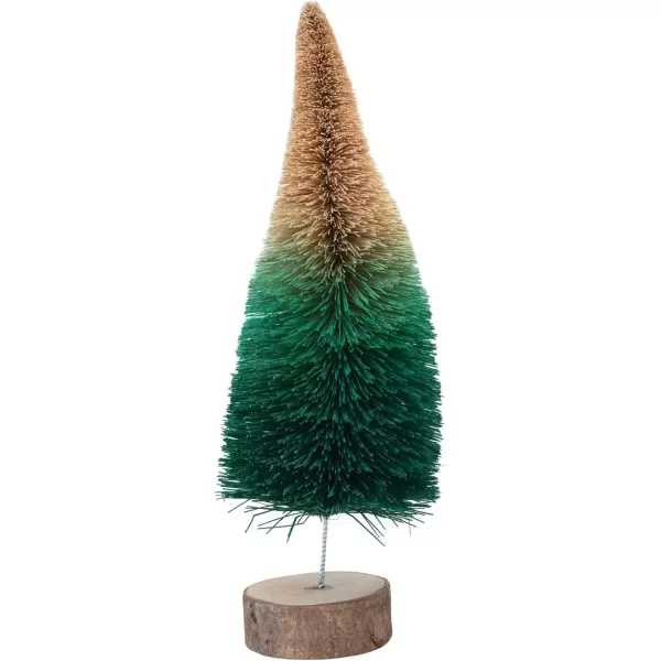 imageCurved Sisal Bottle Brush Tree with Wood Base Green Ombre12