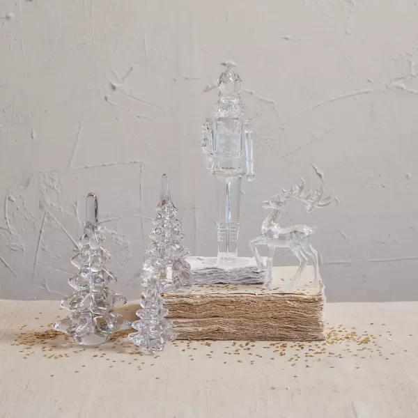 imageCreative CoOp Acrylic Nutcracker Decor Clear