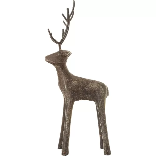 imageCreative CoOp Cast Iron Standing Deer Figures and Figurines Black1325