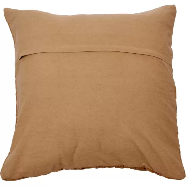 imageCreative CoOp 20quot Square Quilted Velvet Pillow Decorative Pillow 20quot x 20quot BlueAmber