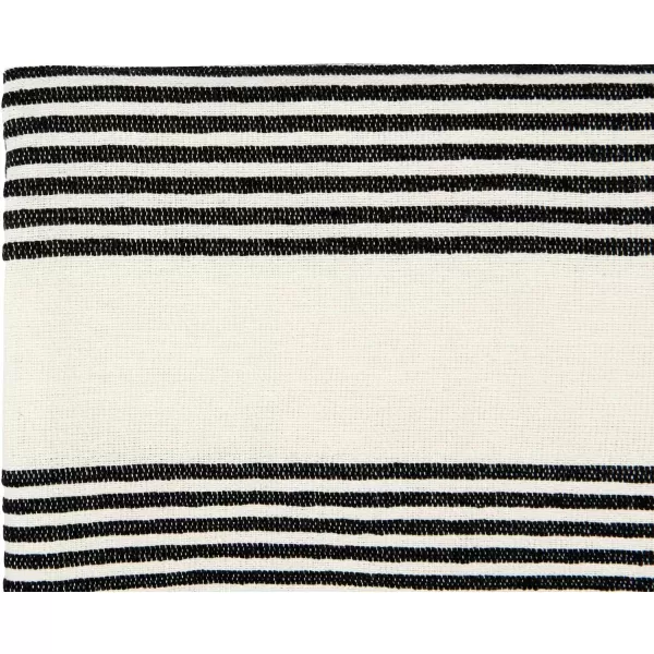imageCreative CoOp Cream Cotton ampamp Chenille Mustard Stripes ampamp Tassels Pillows YellowBlack