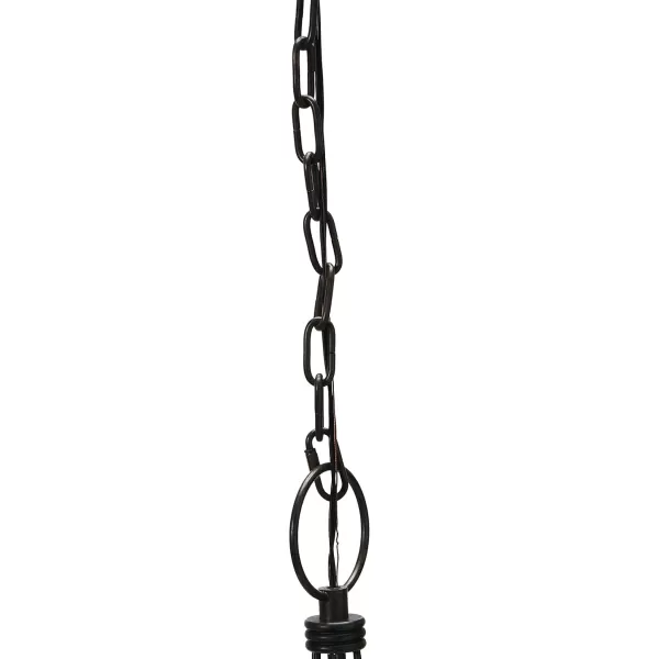 imageCreative CoOp EC0138 Metal Chandelier with Circle Designs ampamp 12 Lights 23quot Round by 38quot Height BronzeBronze