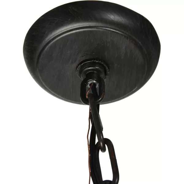 imageCreative CoOp EC0138 Metal Chandelier with Circle Designs ampamp 12 Lights 23quot Round by 38quot Height BronzeBronze