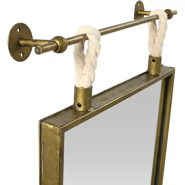 imageCreative CoOp Iron and Glass Reflective Wall Mirror Gold