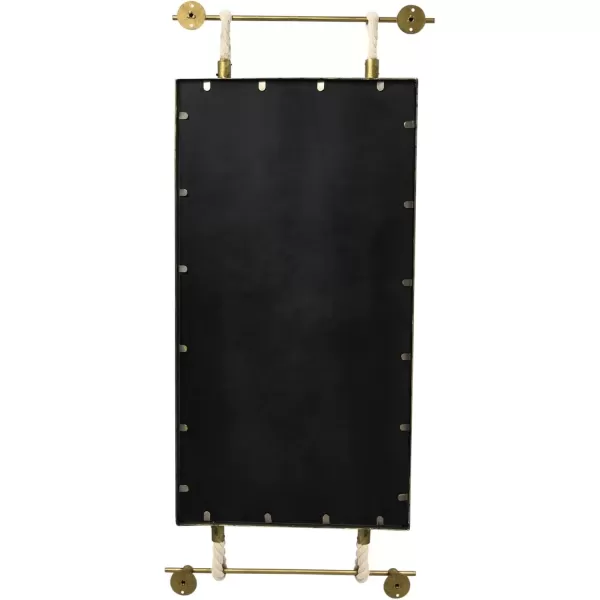 imageCreative CoOp Iron and Glass Reflective Wall Mirror Gold