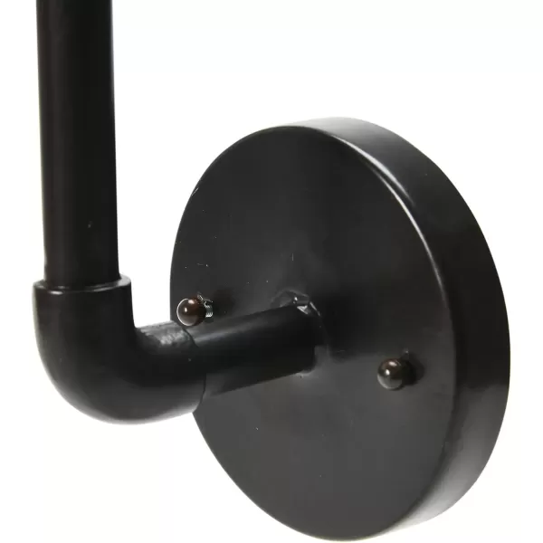 imageCreative CoOp Metal Wall Sconce with Round Shade 33quotH BronzeBlack