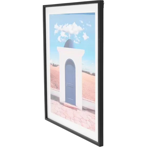 imageCreative CoOp Wood Framed Architecture PhotographBlue Door