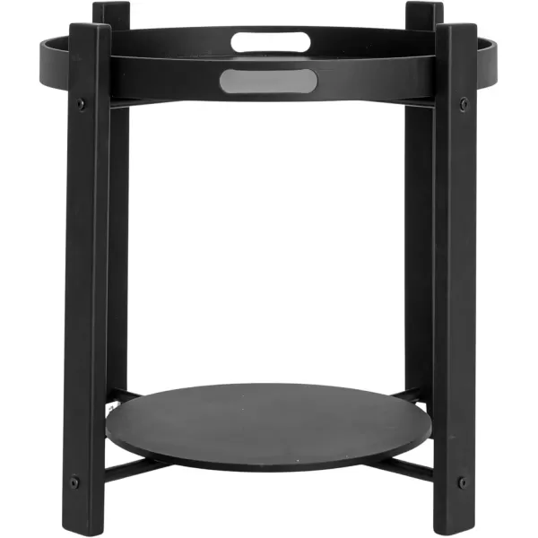 imageCreative CoOp Chic Fir Wood and Metal Tray Table Black