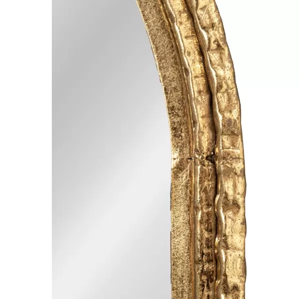 imageCreative CoOp Decorative Arched Metal Wall Mirror Gold