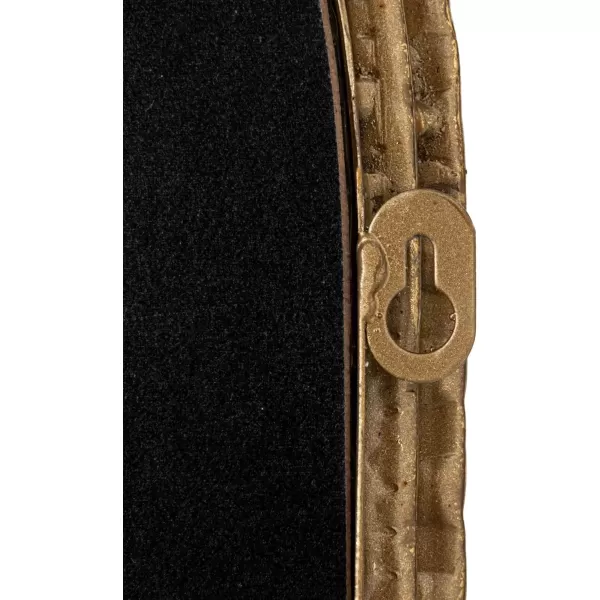 imageCreative CoOp Decorative Arched Metal Wall Mirror Gold