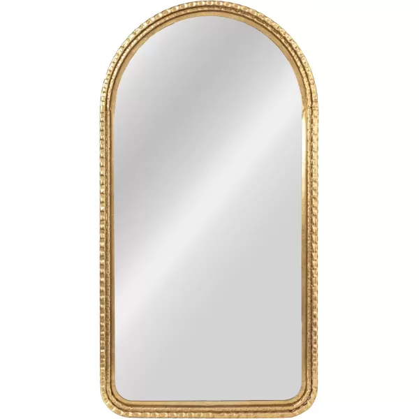 imageCreative CoOp Decorative Arched Metal Wall Mirror Gold