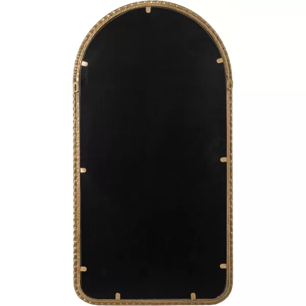 imageCreative CoOp Decorative Arched Metal Wall Mirror Gold