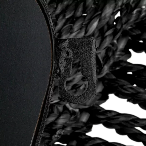 imageCreative CoOp Decorative Cattail Wall Mirror NaturalBlack