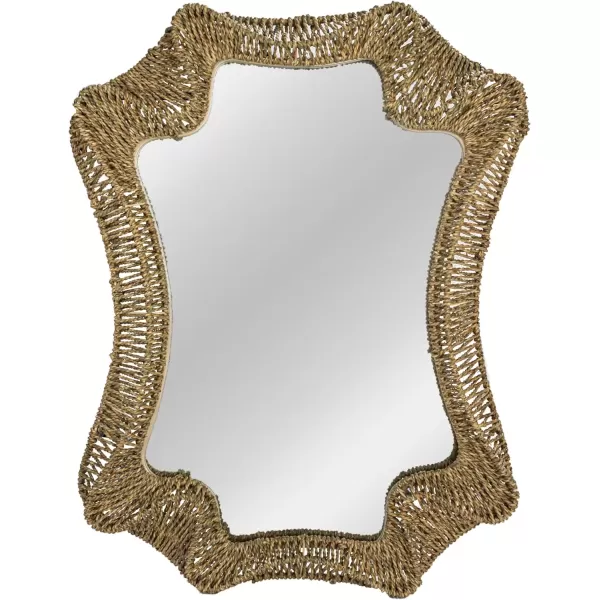 imageCreative CoOp Decorative Cattail Wall Mirror NaturalNatural