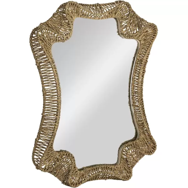 imageCreative CoOp Decorative Cattail Wall Mirror NaturalNatural