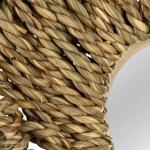 imageCreative CoOp Decorative Cattail Wall Mirror NaturalNatural