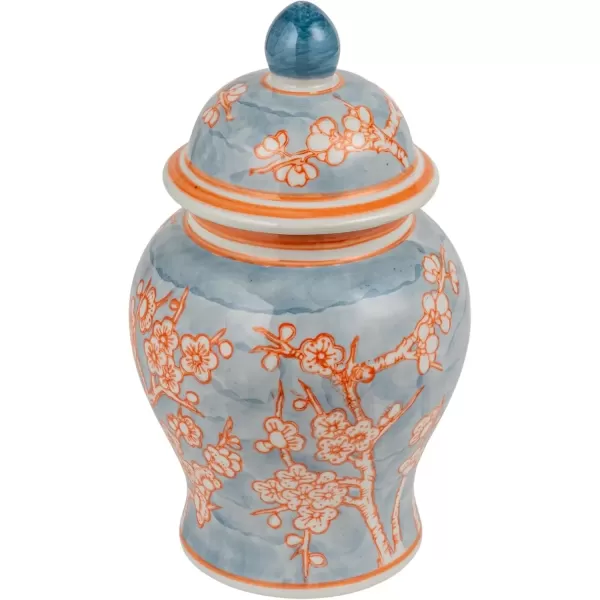 imageCreative CoOp Decorative Ceramic Ginger Jar with Domed Lid Light Blue