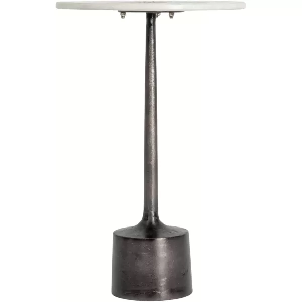 imageCreative CoOp Luxe Aluminum and Marble Martini Table BlackBlack