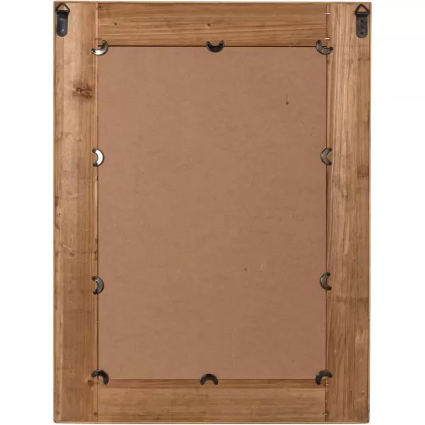 imageCreative CoOp Rattan Curved Glass Wall Mirror Natural