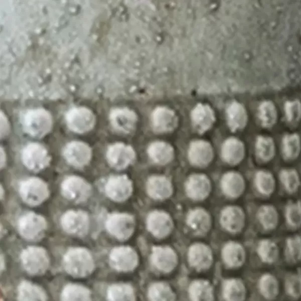 imageCreative CoOp Round TerraCotta Hobnail Planter Vase with Heavily Distressed Finish GreenGreyBlue