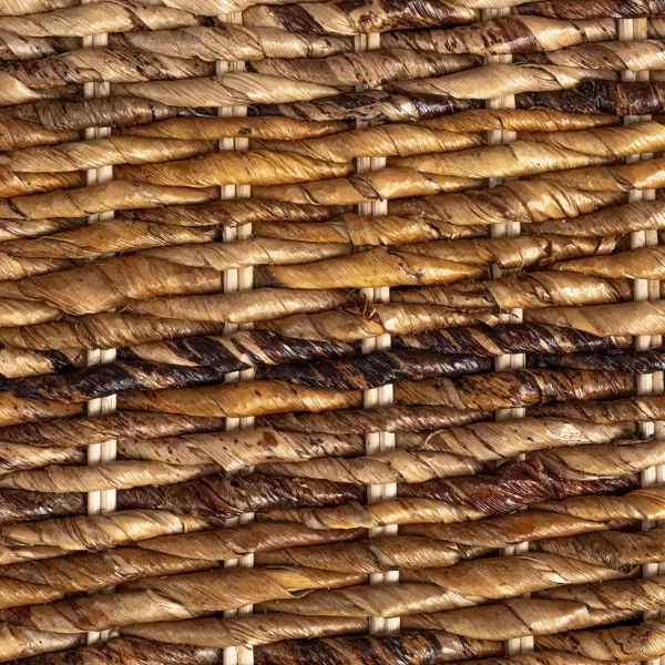 imageCreative CoOp Woven Banana Leaf Stool Natural FinishBanana Leaf