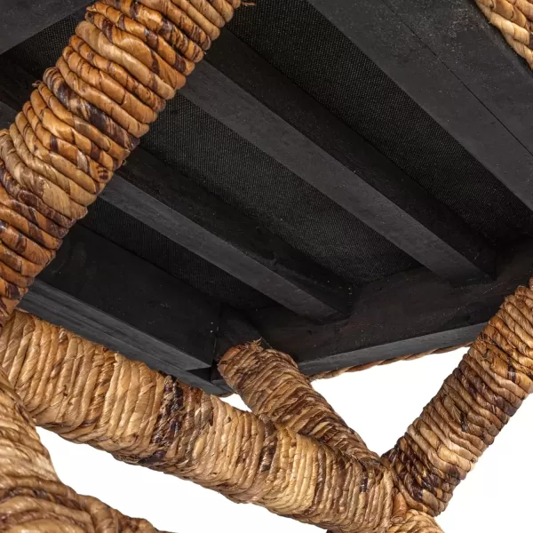 imageCreative CoOp Woven Banana Leaf Stool Natural FinishBanana Leaf
