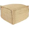 imageCreative CoOp 16quot H Handwoven Jute Pouf Tan