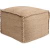 imageCreative CoOp 16quot H Handwoven Jute Pouf Tan