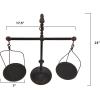 imageCreative CoOp Black Decorative Antique Iron Balance Scale with BirdBronze