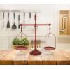 imageCreative CoOp Black Decorative Antique Iron Balance Scale with BirdRed