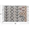 imageCreative CoOp Cotton Tufted Bath Mat with Abstract Design and Fringe36L x 24W x 0H