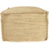 imageCreative CoOp 16quot H Handwoven Jute Pouf Tan