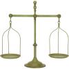 imageCreative CoOp Black Decorative Antique Iron Balance Scale with BirdGreen