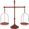 imageCreative CoOp Black Decorative Antique Iron Balance Scale with BirdRed