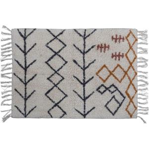 imageCreative CoOp Cotton Tufted Bath Mat with Abstract Design and Fringe36L x 24W x 0H