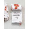imageCreative CoOp Cotton Printed Chicken and Saying Set of 3 Tea Towels 28quot L x 18quot W x 0quot H Multicolor