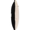 imageCreative CoOp Wool Blend Pillow with Swiss Cross Black and CreamBlack and Cream