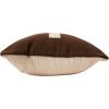 imageCreative CoOp Wool Blend Pillow with Swiss Cross Black and CreamBrown and Cream