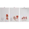 imageCreative CoOp Cotton Printed Chicken and Saying Set of 3 Tea Towels 28quot L x 18quot W x 0quot H Multicolor