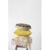 imageCreative CoOp Cotton Slub Lumbar Ikat Pattern and Tassels Pillow 16quot L x 24quot W x 2quot H Yellow