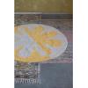 imageCreative CoOp Cotton Tufted TwoTone Flower Rug 48quot L x 48quot W x 0quot H Yellow
