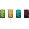 imageCreative CoOp Hobnail Drinking Glass 4 Colors