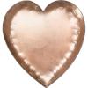 imageCreative CoOp Plated Finish Vintage Rustic Pounded Metal Dish with Copper Plated Finish