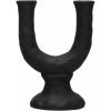 imageCreative CoOp Stoneware Taper HolderBlack